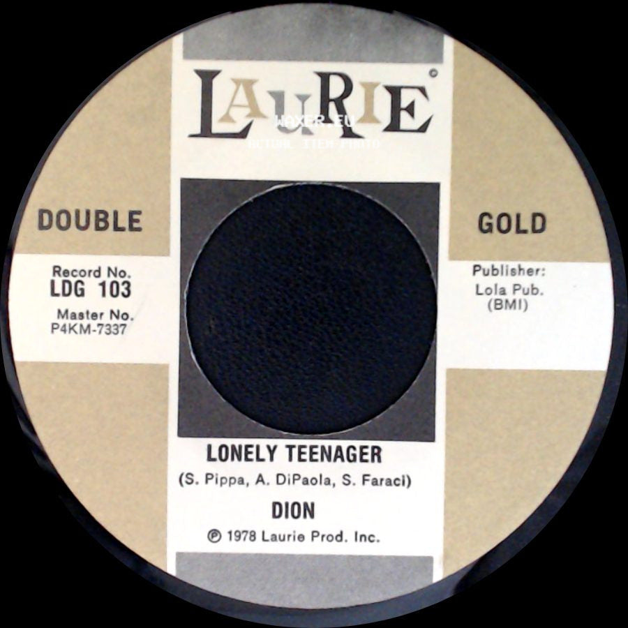 Dion - Little Diane / Lonely Teenager side B