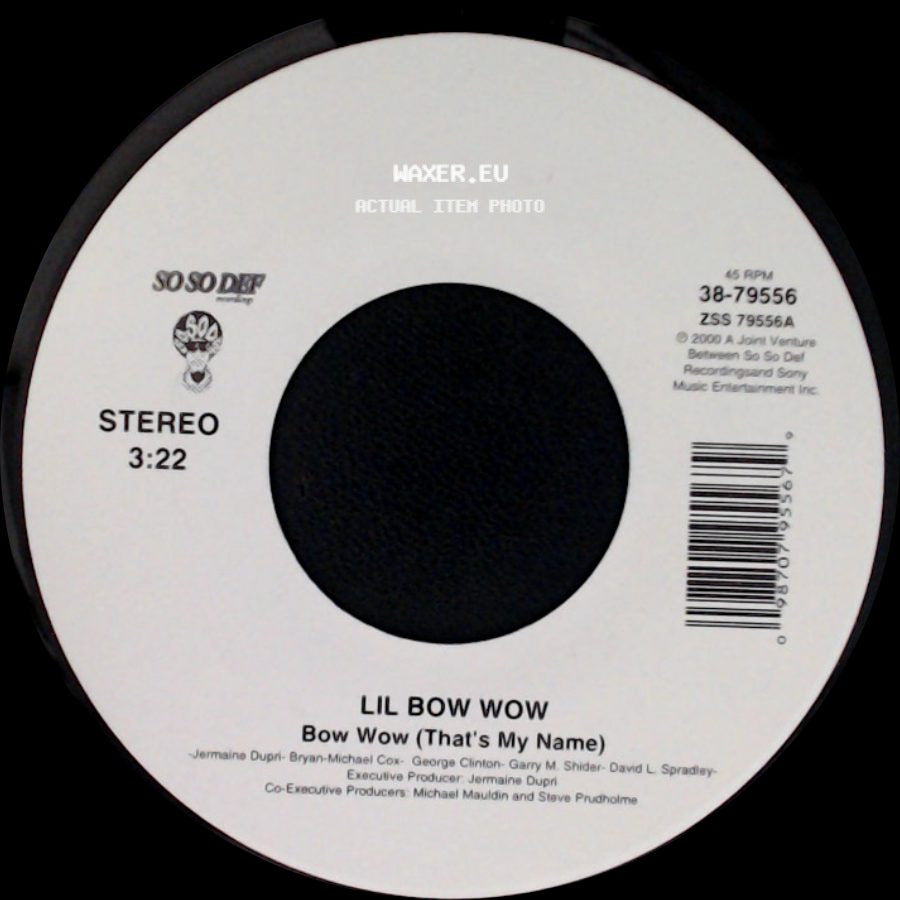 Lil Bow Wow (Featuring Jagged Edge) / Lil Bow Wow - Puppy Love / Bow Wow (That's My Name) side B