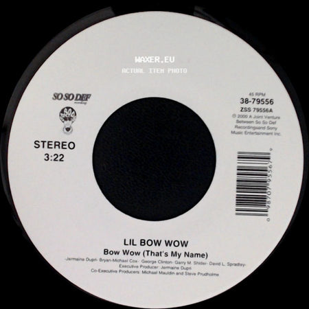Lil Bow Wow (Featuring Jagged Edge) / Lil Bow Wow - Puppy Love / Bow Wow (That's My Name) side B