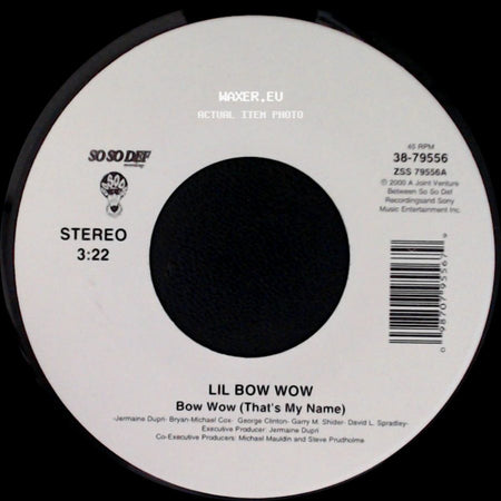 Lil Bow Wow (Featuring Jagged Edge) / Lil Bow Wow - Puppy Love / Bow Wow (That's My Name) side B