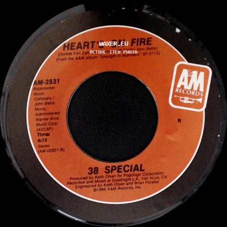 38 Special - Like No Other Night / Heart's On Fire side B