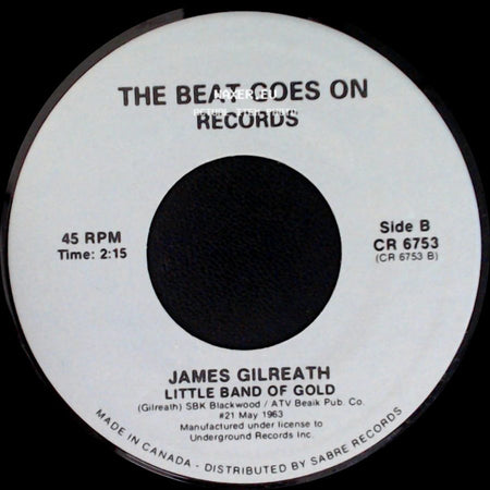 James Ray / James Gilreath - If You've Gotta Make A Fool Of Somebody / Little Band Of Gold side B