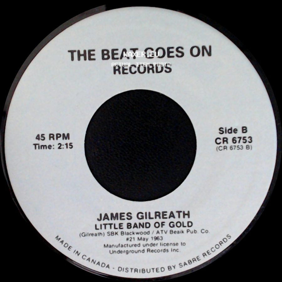 James Ray / James Gilreath - If You've Gotta Make A Fool Of Somebody / Little Band Of Gold side B