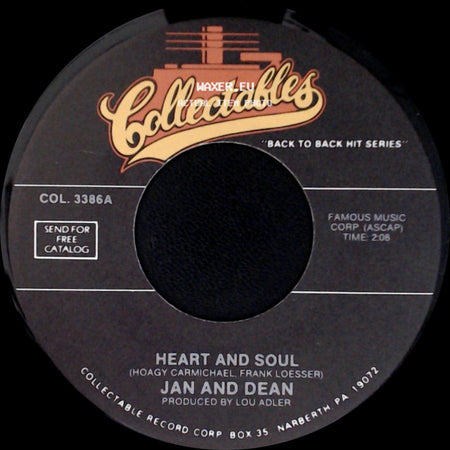 Jan And Dean / The Knickerbockers - Heart And Soul / Lies side A