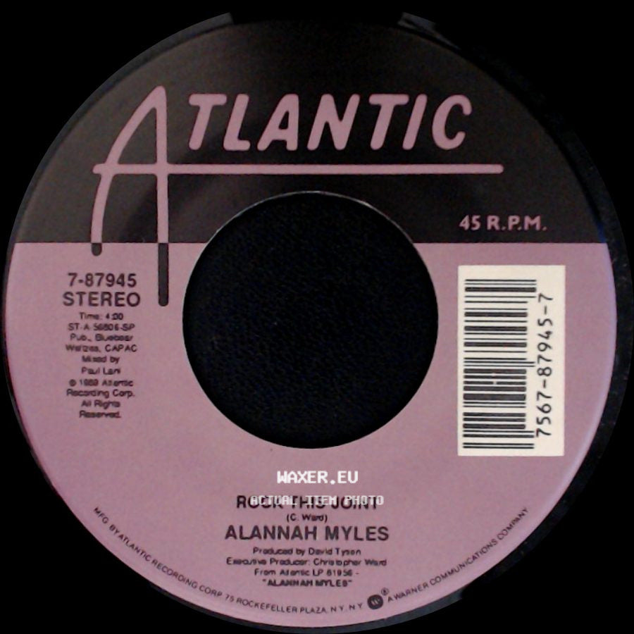Alannah Myles - Rock This Joint / Love Is side A