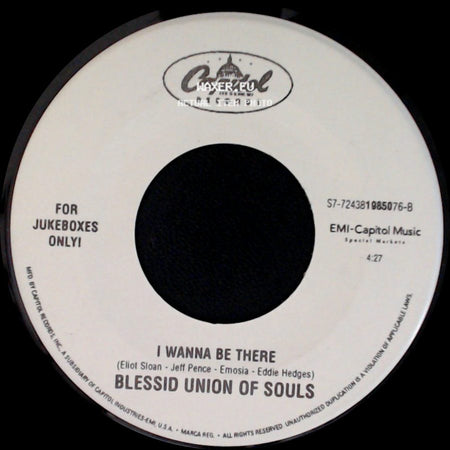 Blessid Union Of Souls - Light In Your Eyes / I Wanna Be There side B
