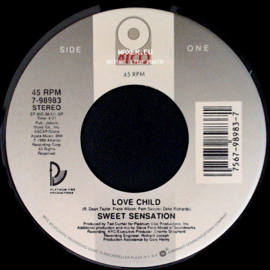 Sweet Sensation - Love Child / Child Of Love (Rock The House) side A