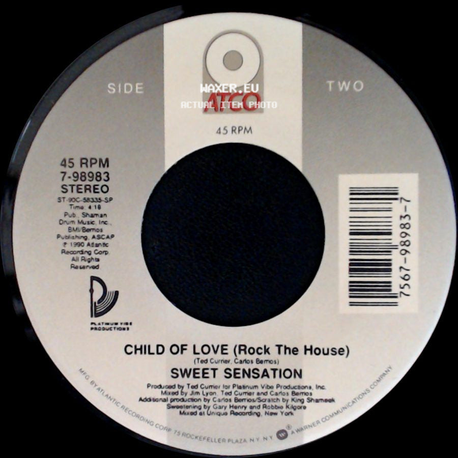 Sweet Sensation - Love Child / Child Of Love (Rock The House) side B