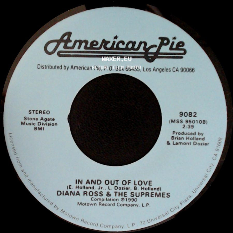 Diana Ross & The Supremes / Diana Ross - In And Out Of Love / Love Hangover side A