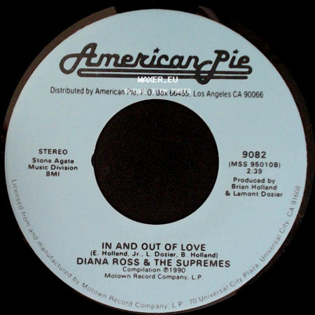 Diana Ross & The Supremes / Diana Ross - In And Out Of Love / Love Hangover side A