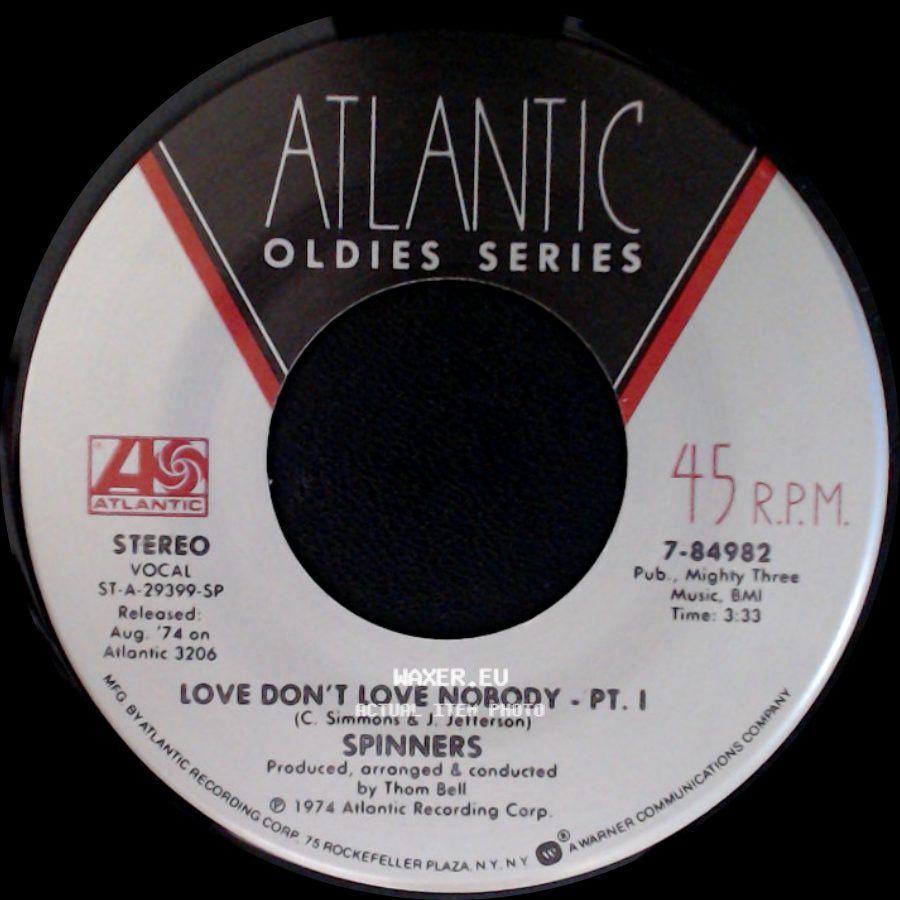 Spinners - Love Don't Love Nobody - Pt. Ii / Love Don't Love Nobody - Pt. 1 side B