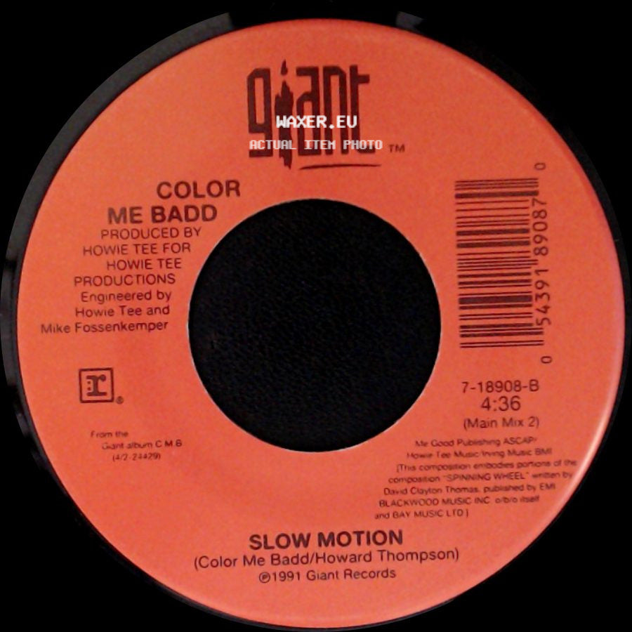 Color Me Badd - Slow Motion / Slow Motion side B