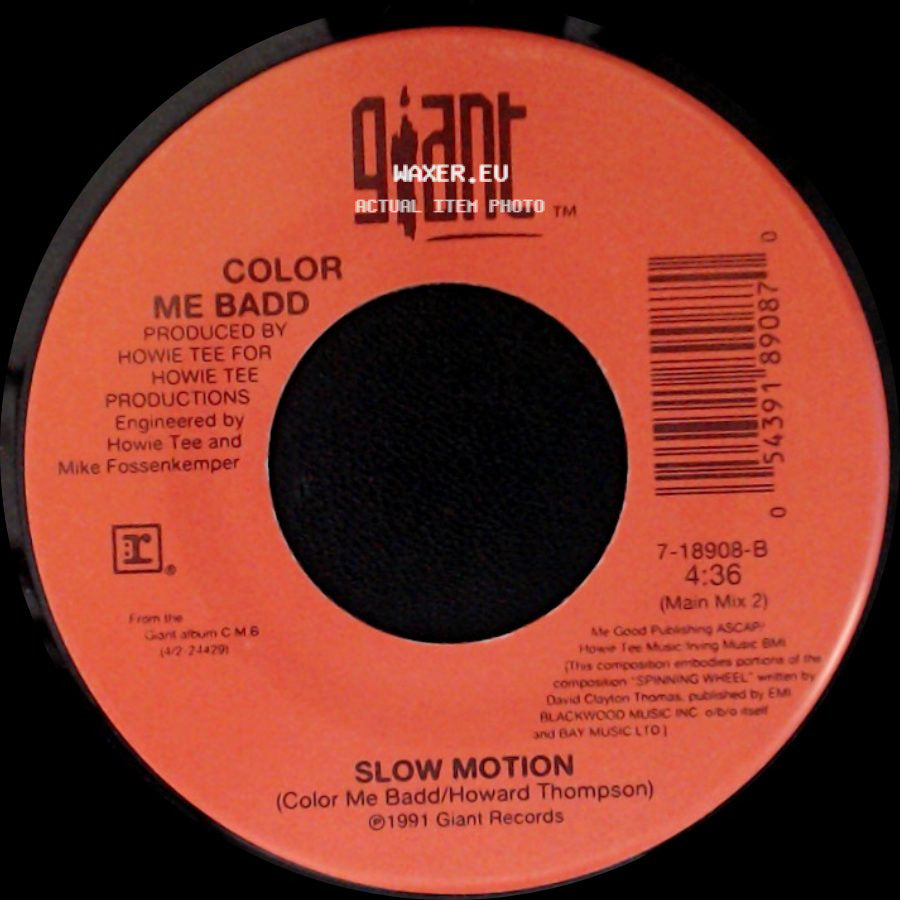 Color Me Badd - Slow Motion / Slow Motion side A
