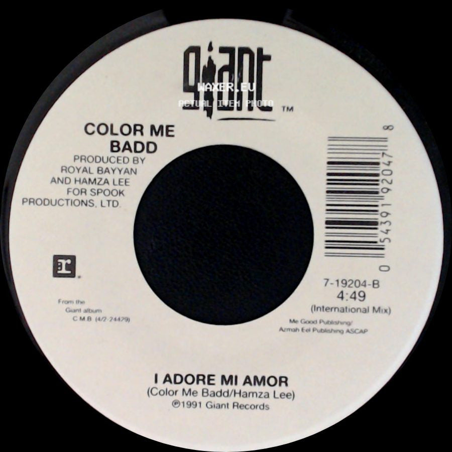 Color Me Badd - I Adore Mi Amor / I Adore Mi Amor side A