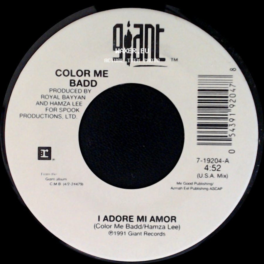 Color Me Badd - I Adore Mi Amor / I Adore Mi Amor side A