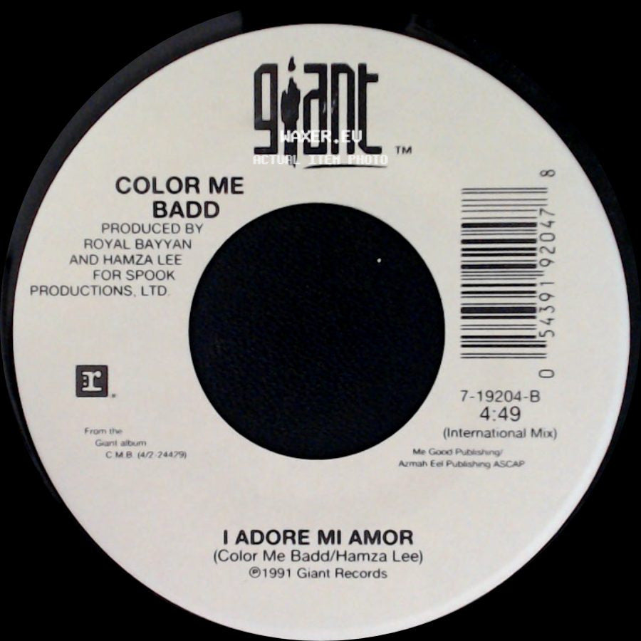 Color Me Badd - I Adore Mi Amor / I Adore Mi Amor side B