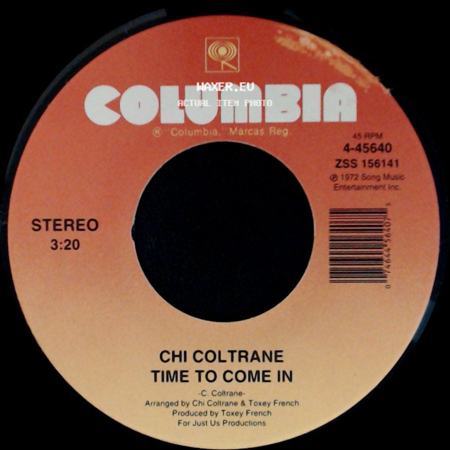 Chi Coltrane - Thunder And Lightning / Time To Come In side B