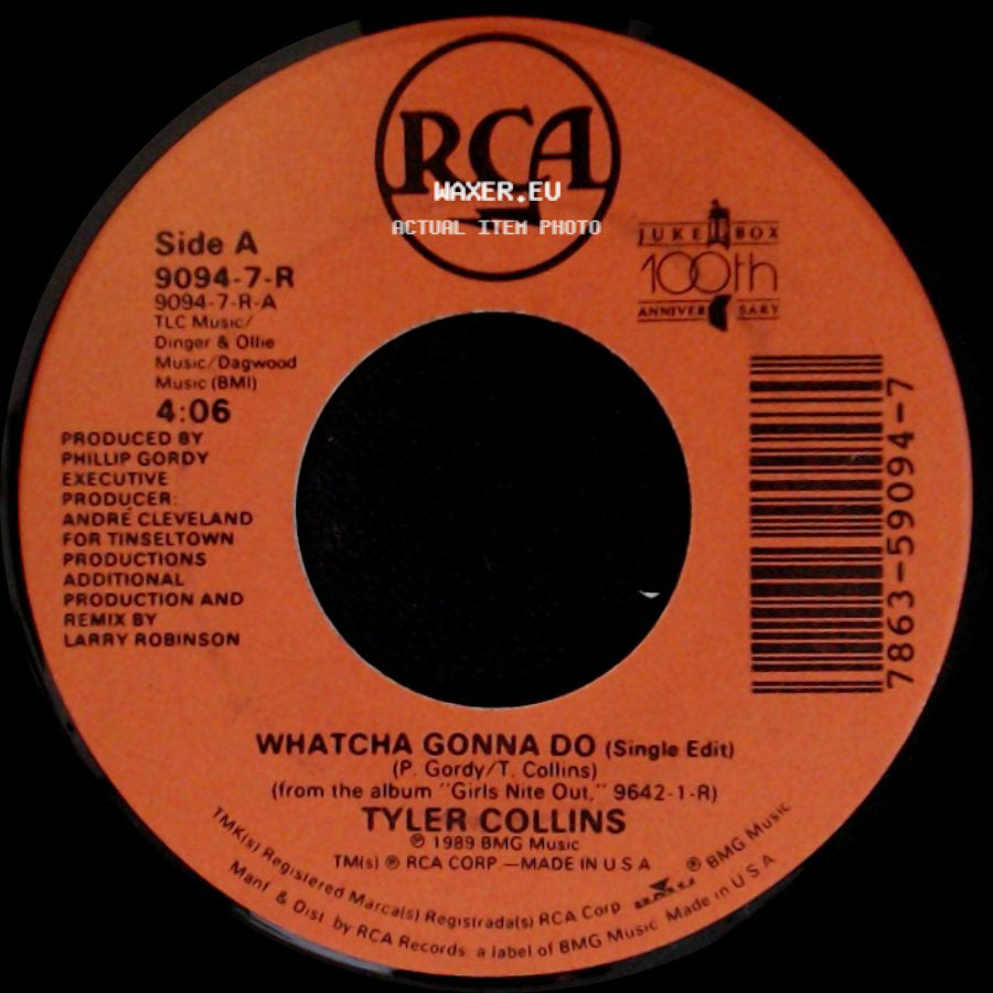 Tyler Collins - Whatcha Gonna Do (Single Edit) / Give And Take side A