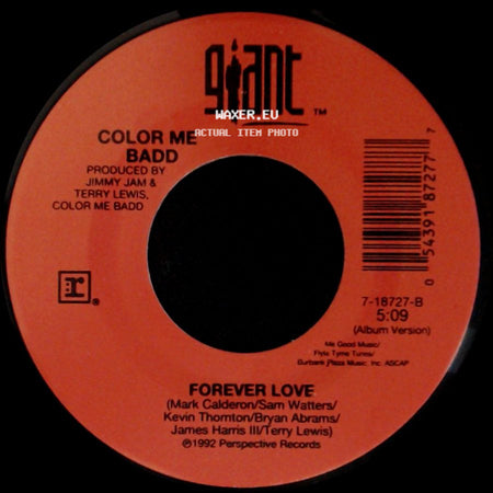 Color Me Badd - Forever Love / Forever Love side A