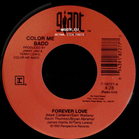Color Me Badd - Forever Love / Forever Love side B