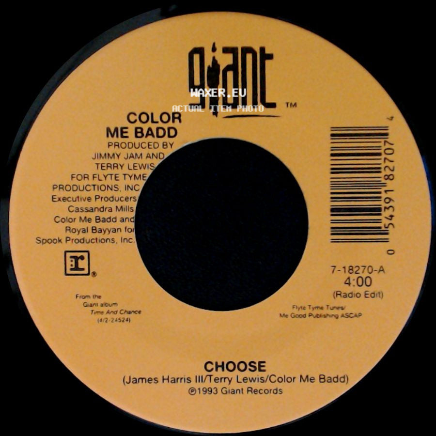 Color Me Badd - Choose / Choose side B