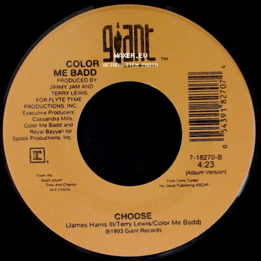 Color Me Badd - Choose / Choose side A