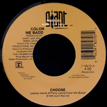 Color Me Badd - Choose / Choose side B