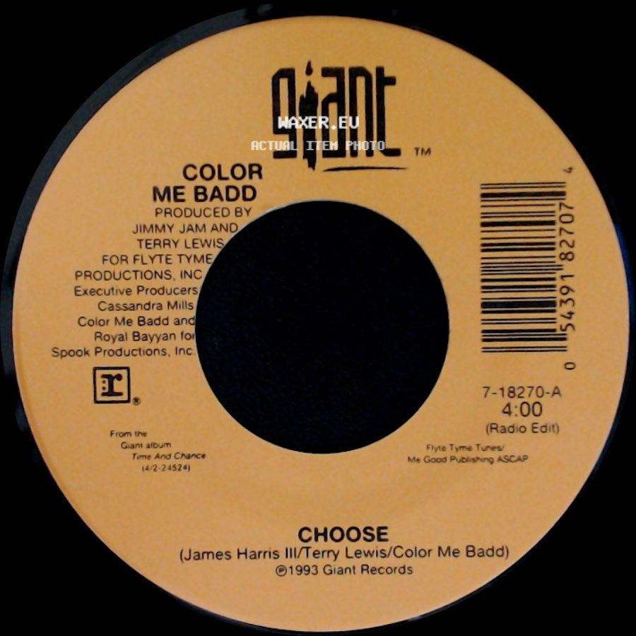 Color Me Badd - Choose / Choose side B