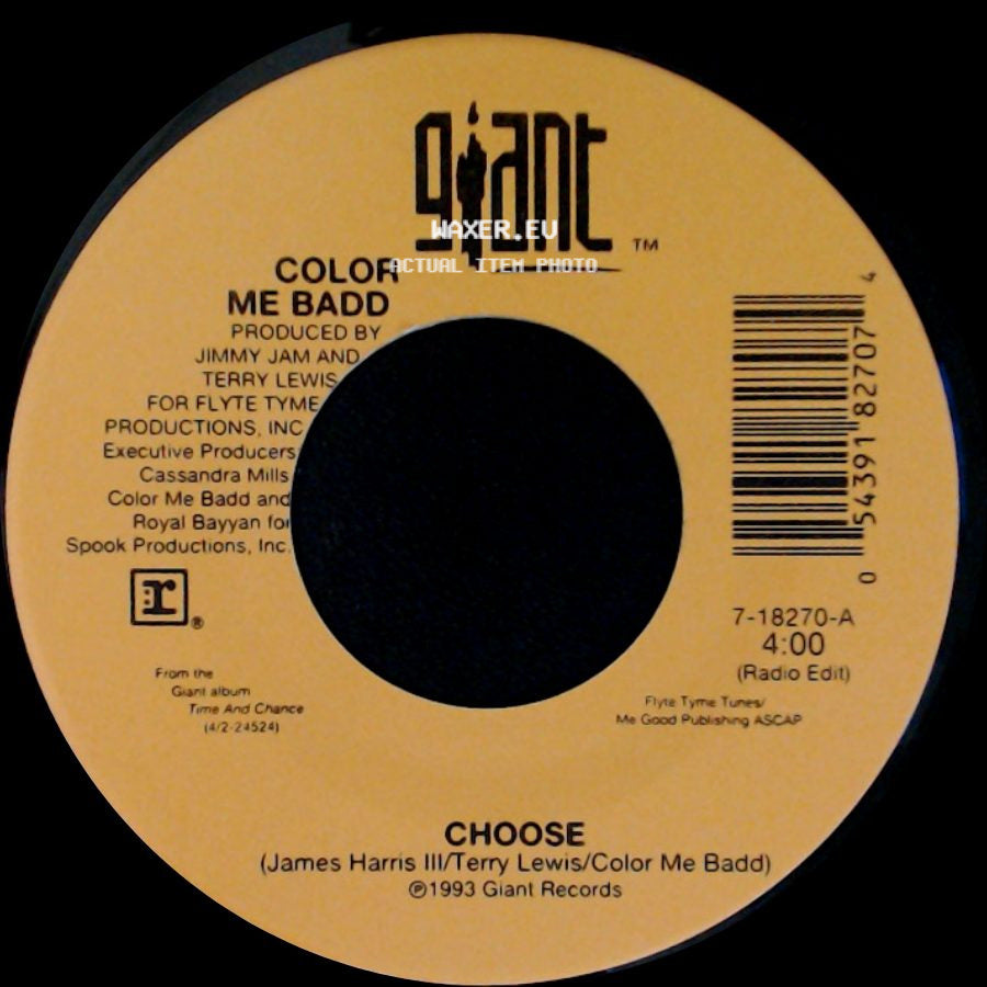 Color Me Badd - Choose / Choose side A