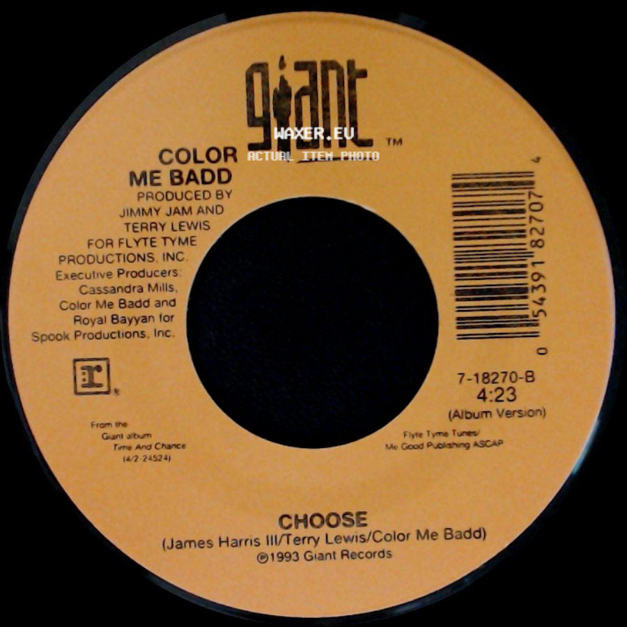 Color Me Badd - Choose / Choose side B