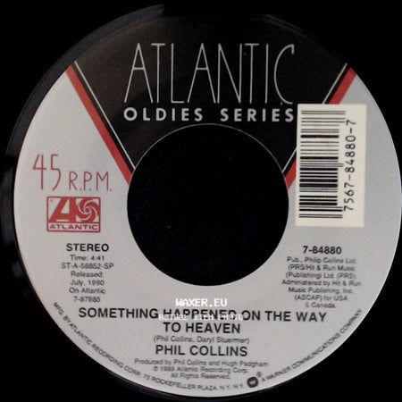 Phil Collins - Something Happened On The Way To Heaven / Hang In Long Enough side A