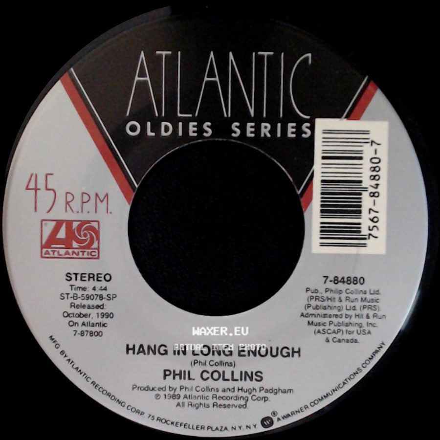 Phil Collins - Something Happened On The Way To Heaven / Hang In Long Enough side B