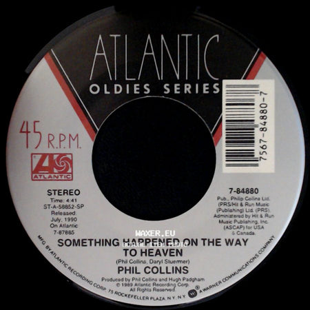 Phil Collins - Something Happened On The Way To Heaven / Hang In Long Enough side A