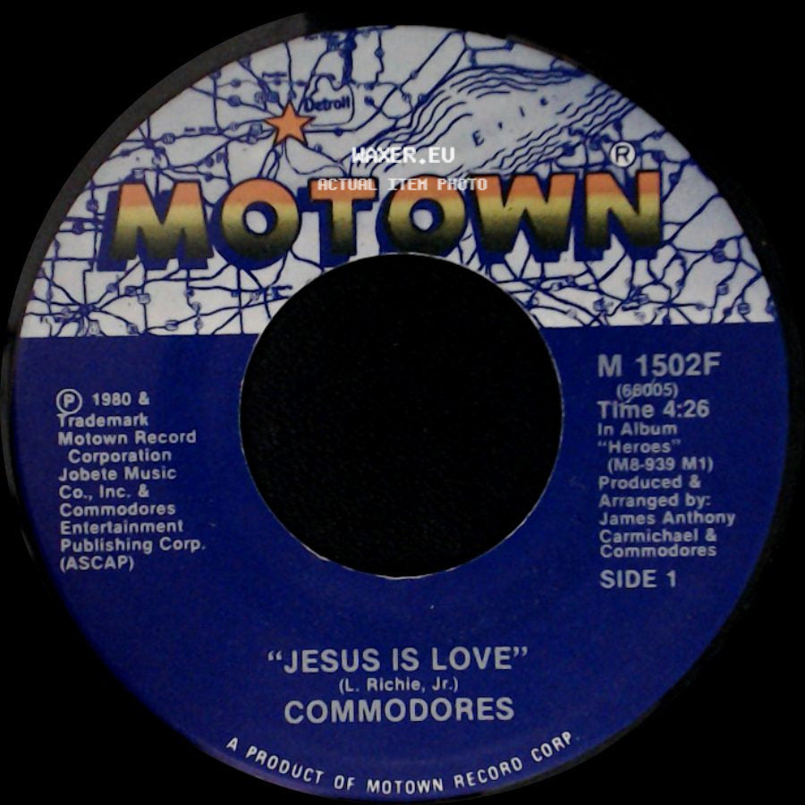 Commodores - Jesus Is Love / Mighty Spirit side A