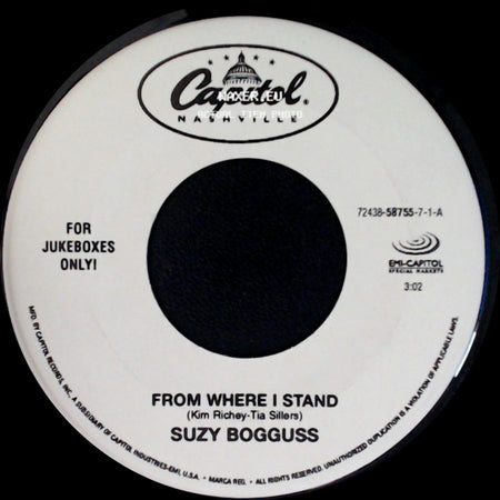 Suzy Bogguss - From Where I Stand / I Wish Hearts Would Break side A