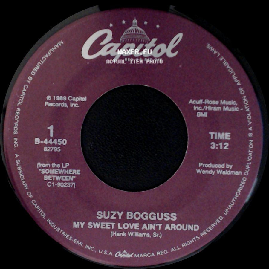 Suzy Bogguss - Somewhere Between / My Sweet Love Ain't Around side B