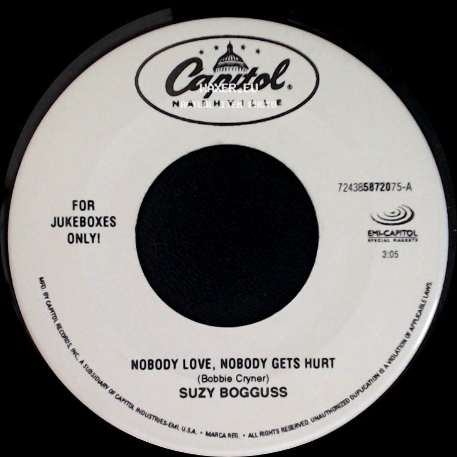 Suzy Bogguss - Nobody Love, Nobody Gets Hurt / When I Run side A