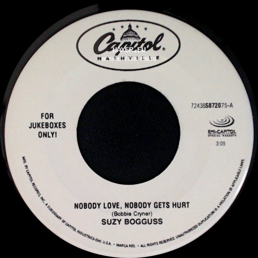 Suzy Bogguss - Nobody Love, Nobody Gets Hurt / When I Run side A