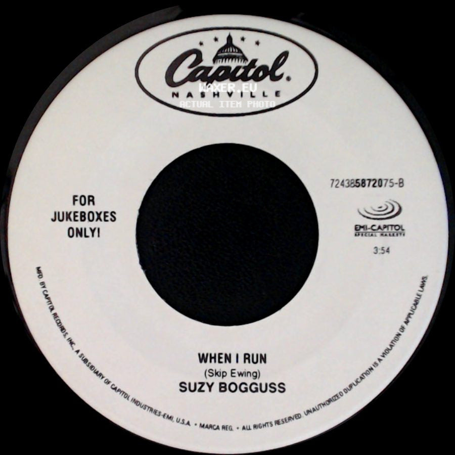 Suzy Bogguss - When I Run / Nobody Love, Nobody Gets Hurt side A