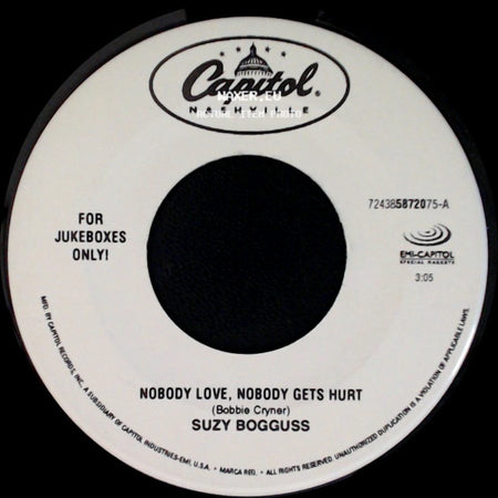 Suzy Bogguss - Nobody Love, Nobody Gets Hurt / When I Run side A