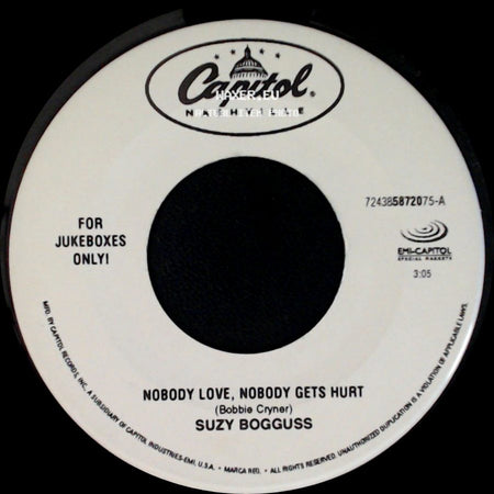 Suzy Bogguss - Nobody Love, Nobody Gets Hurt / When I Run side A