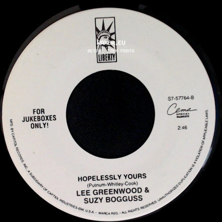 Suzy Bogguss / Lee Greenwood & Suzy Bogguss - Aces / Hopelessly Yours side B