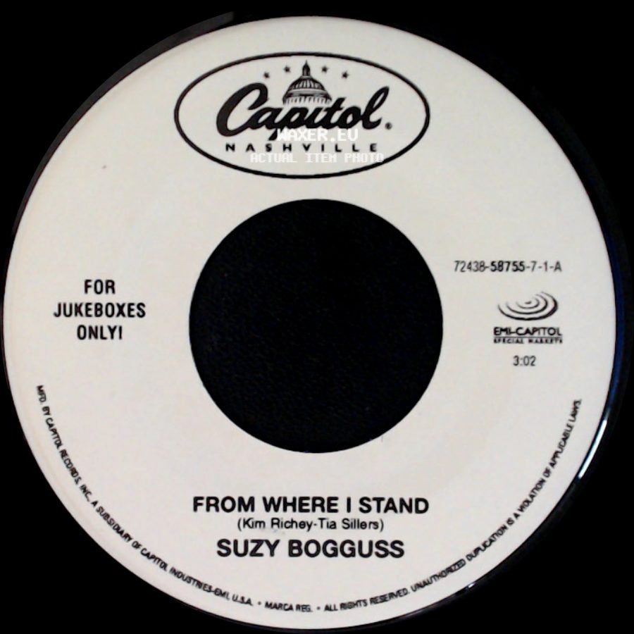 Suzy Bogguss - I Wish Hearts Would Break / From Where I Stand side B