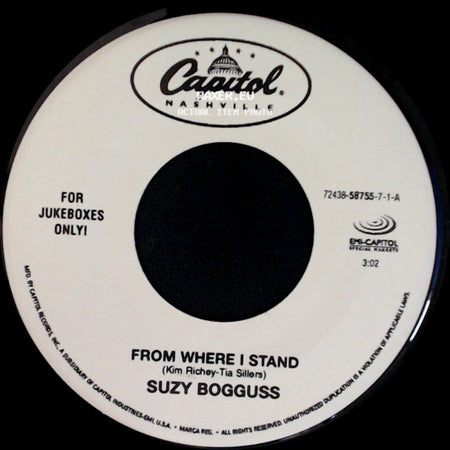 Suzy Bogguss - From Where I Stand / I Wish Hearts Would Break side A