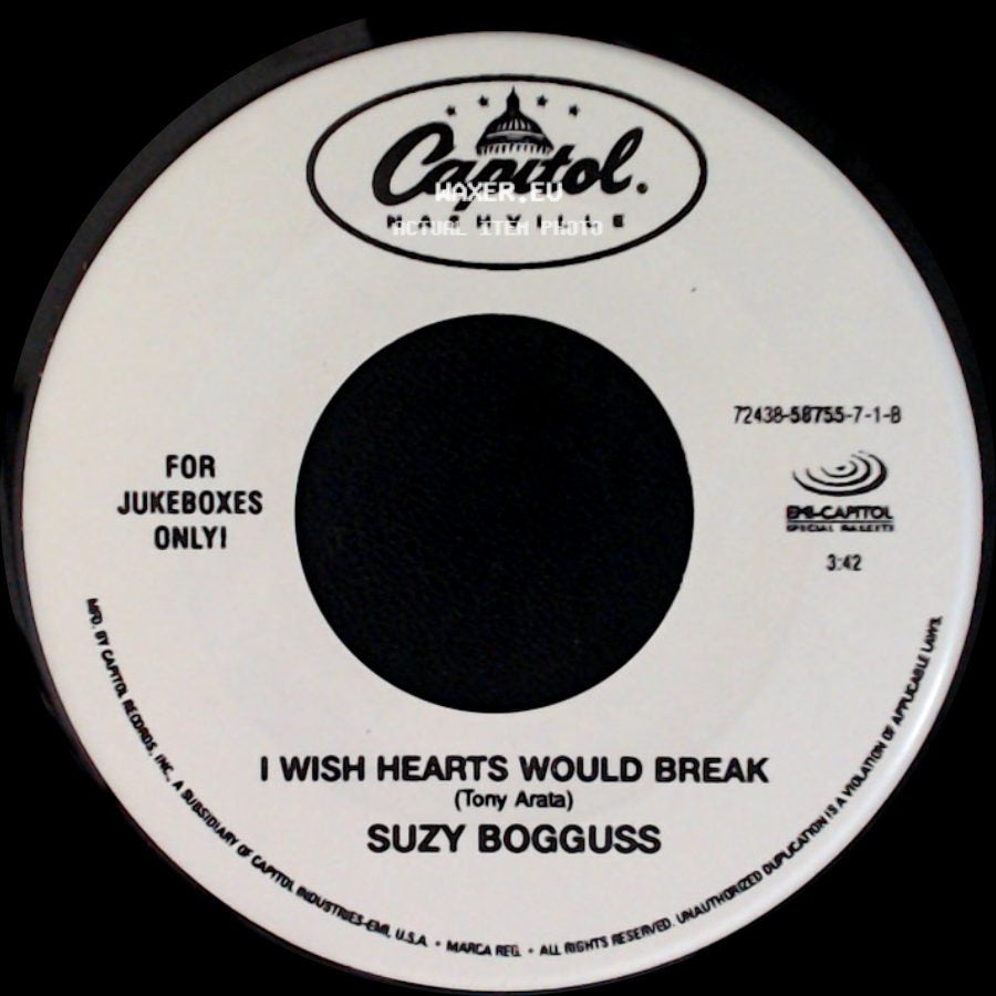 Suzy Bogguss - From Where I Stand / I Wish Hearts Would Break side B