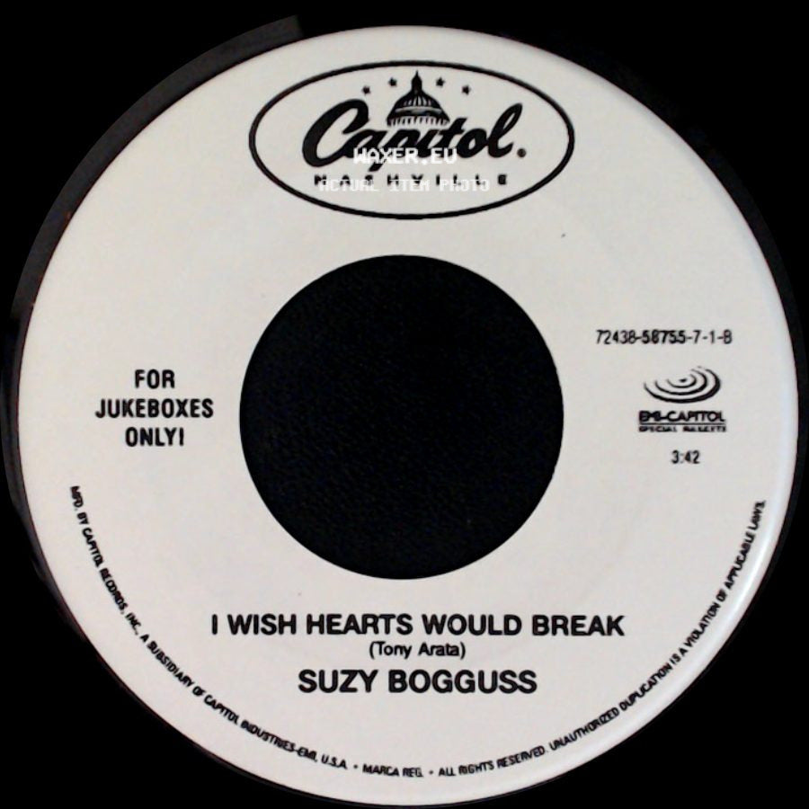 Suzy Bogguss - I Wish Hearts Would Break / From Where I Stand side A