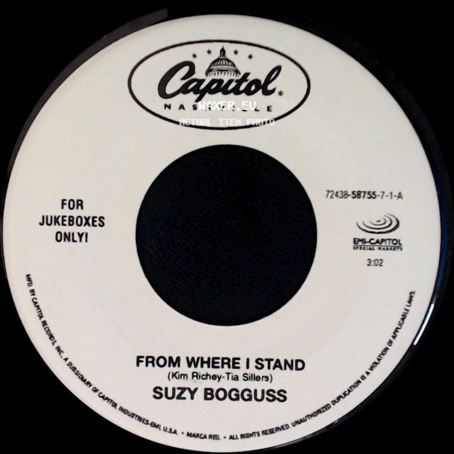 Suzy Bogguss - From Where I Stand / I Wish Hearts Would Break side A