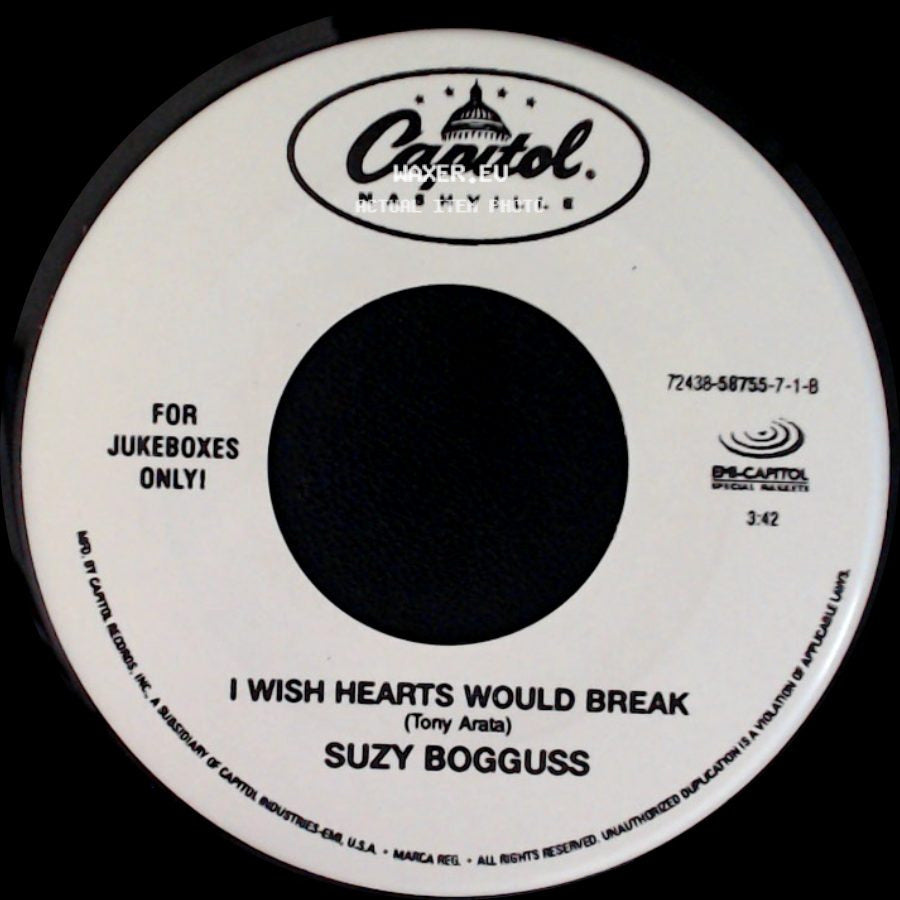 Suzy Bogguss - From Where I Stand / I Wish Hearts Would Break side B