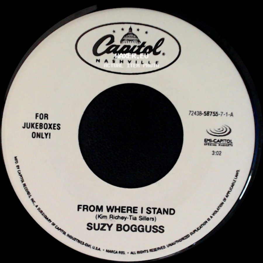 Suzy Bogguss - From Where I Stand / From Where I Stand side A