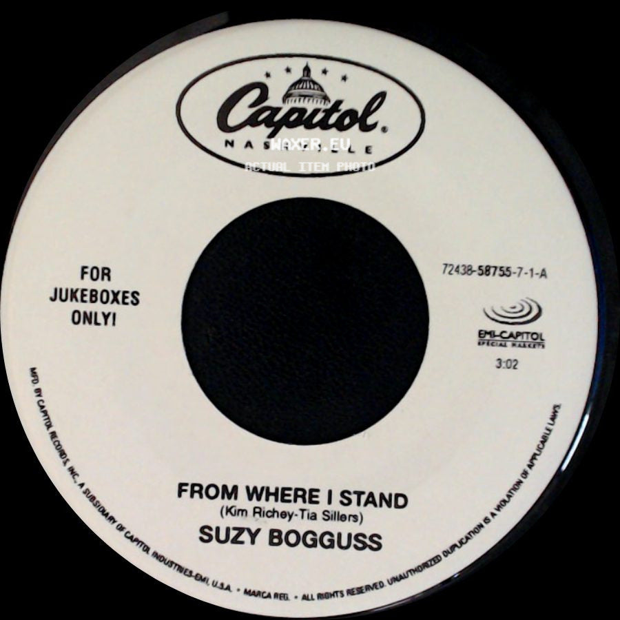 Suzy Bogguss - From Where I Stand / I Wish Hearts Would Break side A